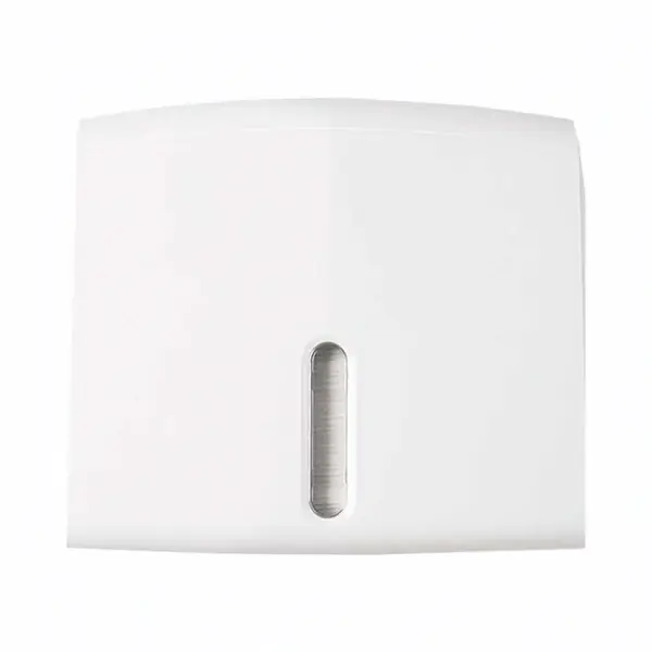 Purnext K620 mini V fold hand towel dispenser in white, front view