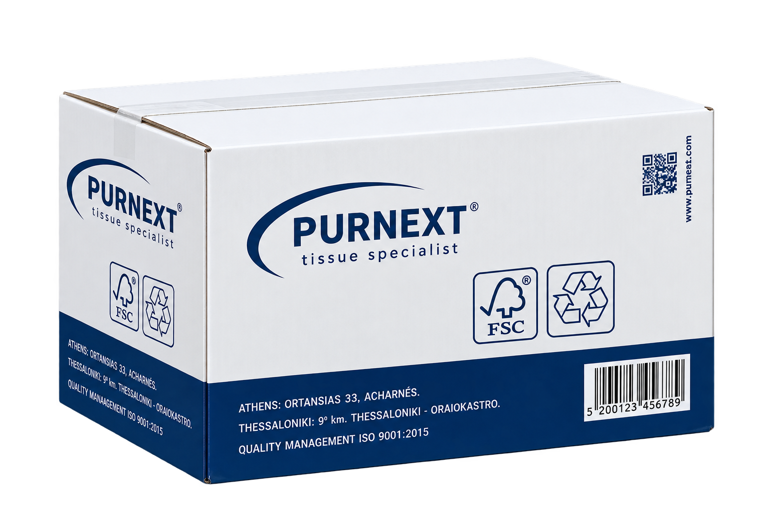 Purnext Bulk Pack Toilet Paper — Interfold, 2 Ply